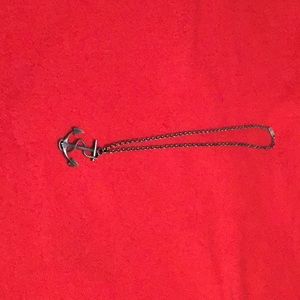 18 inch chain with beautiful 1 3/4 inch anchor pendant in excellent condition